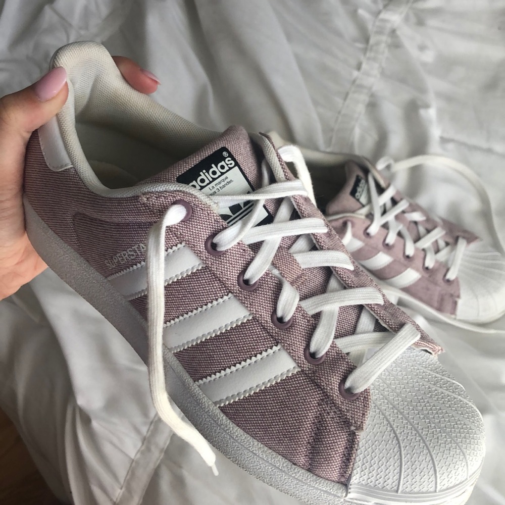 Adidas All star sneakers pink denim